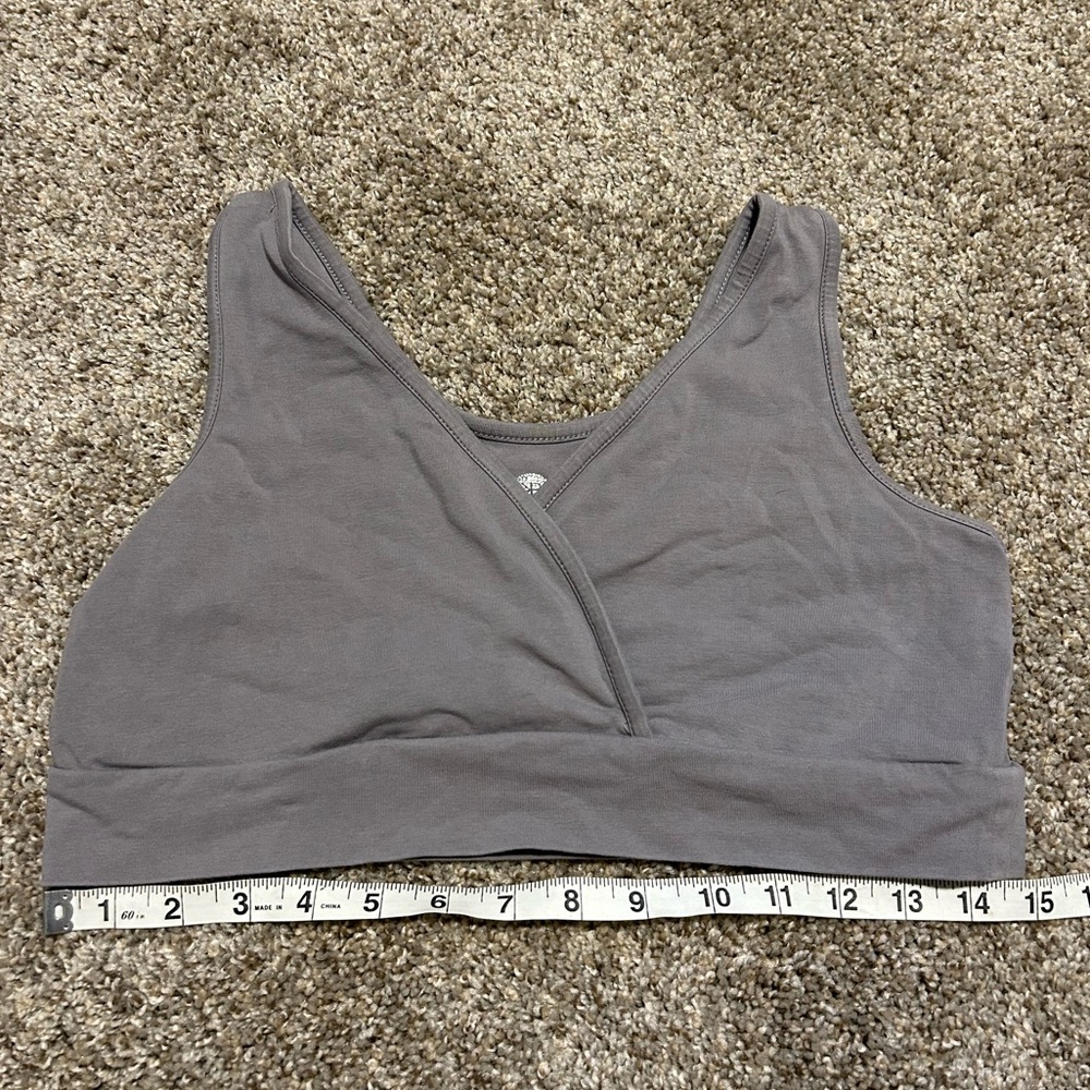 Kindred Bravely organic cotton sleep bra size large